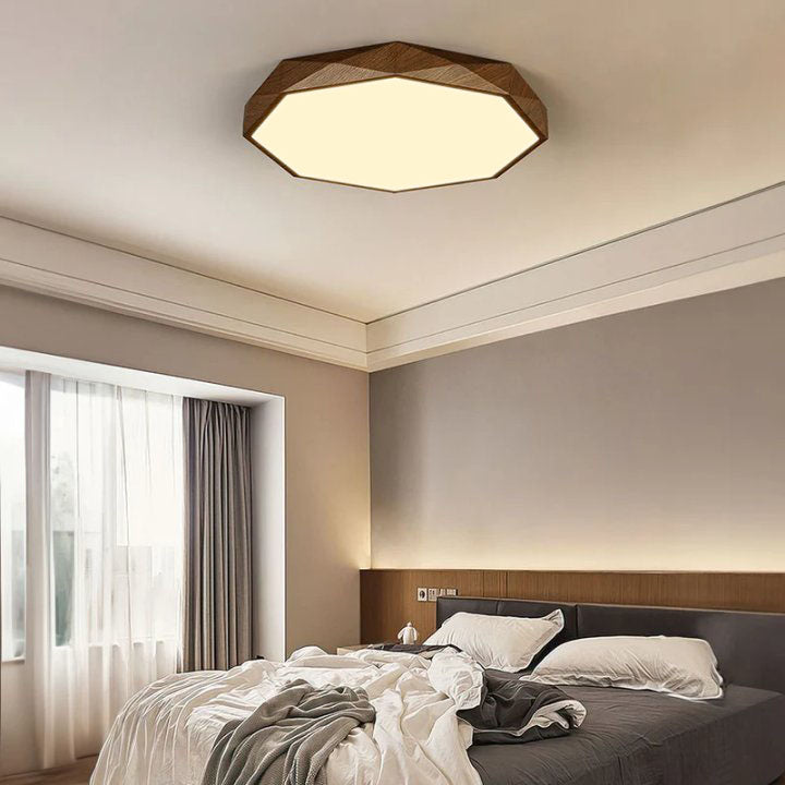 LUMINO - Minimalist Brown LED Ceiling Light