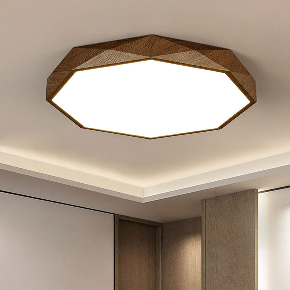 LUMINO - Minimalist Brown LED Ceiling Light