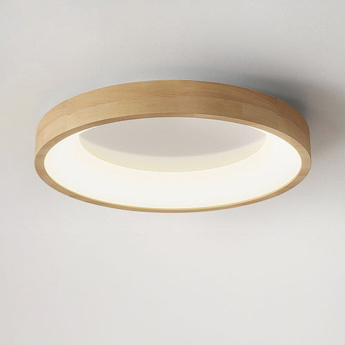 ELEVE - Sleek Wood Accent LED Ceiling Light