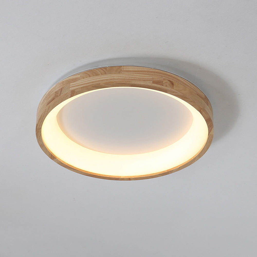 ELEVE - Sleek Wood Accent LED Ceiling Light