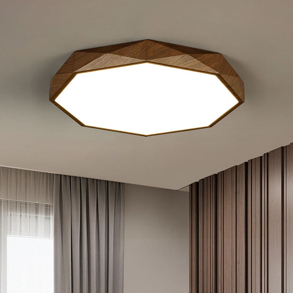 LUMINO - Minimalist Brown LED Ceiling Light