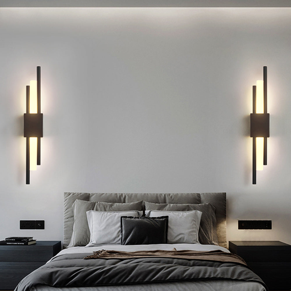 VIOLARA - Black and Gold Modern Wall Light
