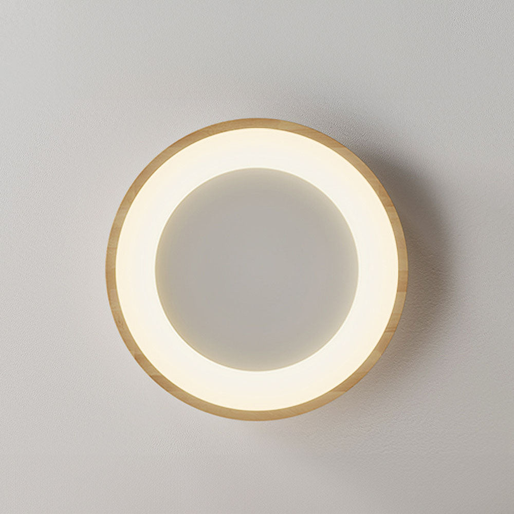 ELEVE - Sleek Wood Accent LED Ceiling Light