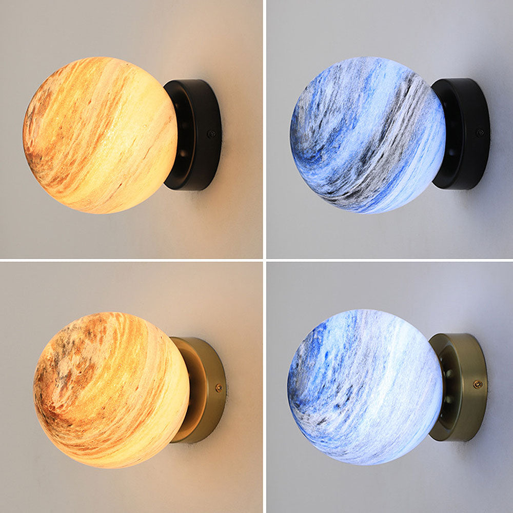 LUMIGLOBE - Moderne glazen wandlamp