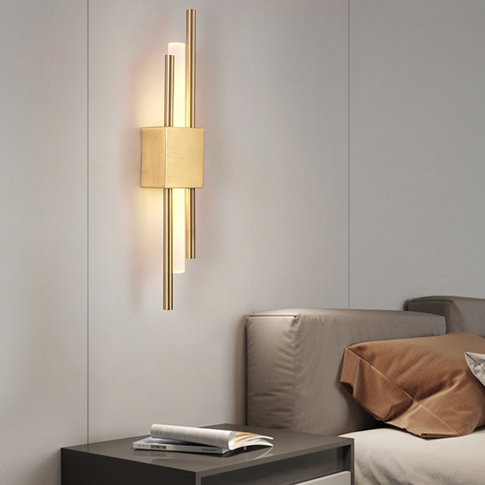 VIOLARA - Black and Gold Modern Wall Light
