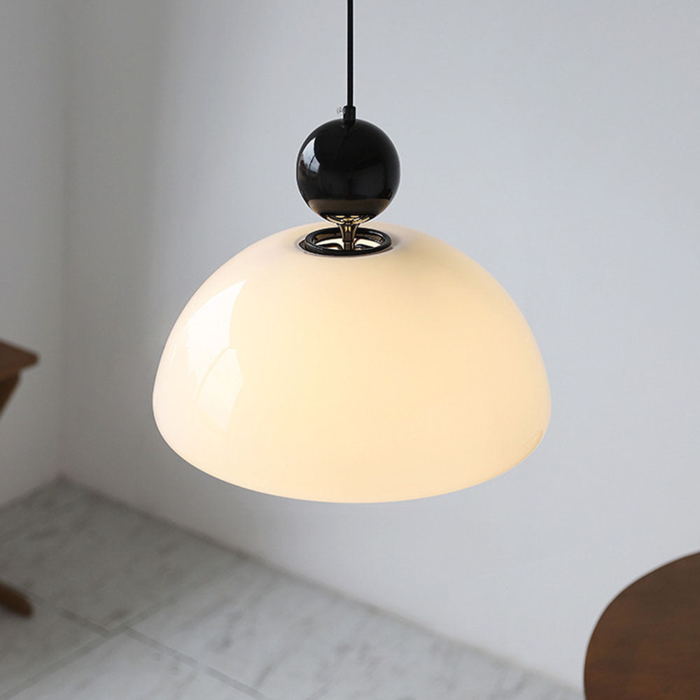 AURORIX - Vibrant Red Glass Pendant Light