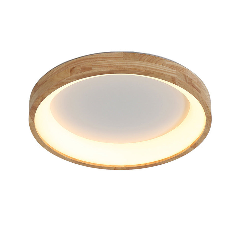ELEVE - Sleek Wood Accent LED Ceiling Light