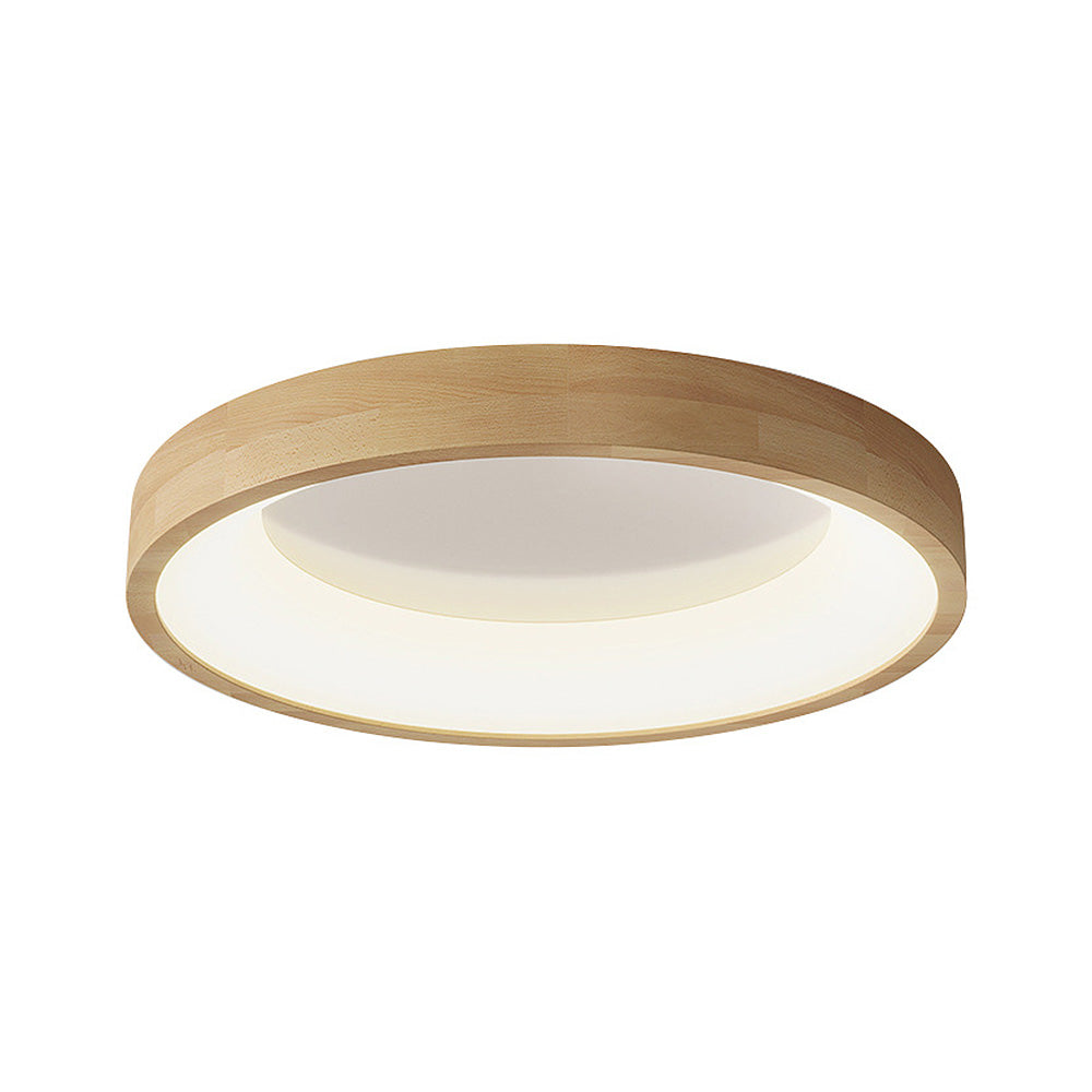 ELEVE - Sleek Wood Accent LED Ceiling Light