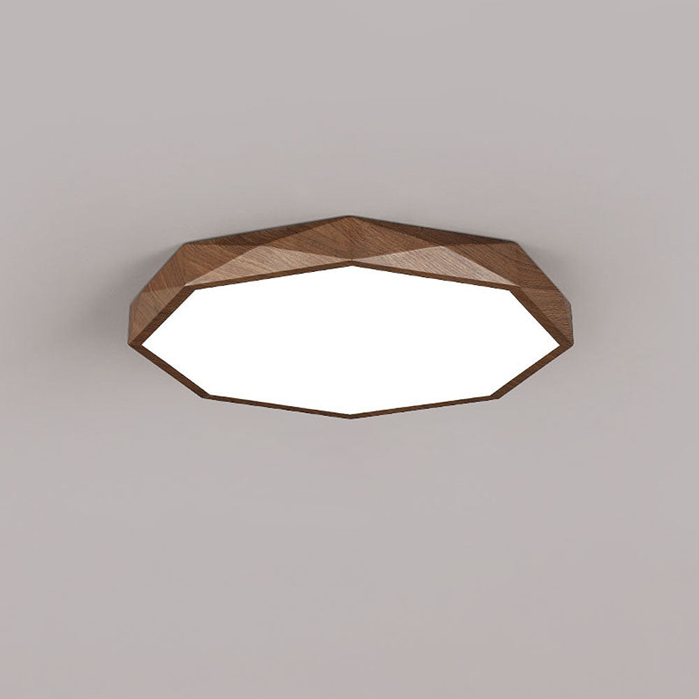 LUMINO - Minimalist Brown LED Ceiling Light