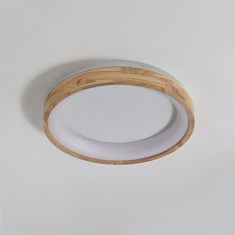 ELEVE - Sleek Wood Accent LED Ceiling Light