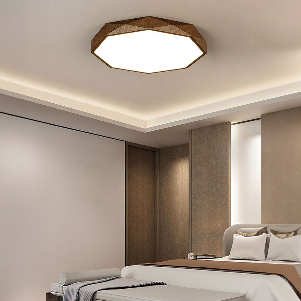 LUMINO - Minimalist Brown LED Ceiling Light