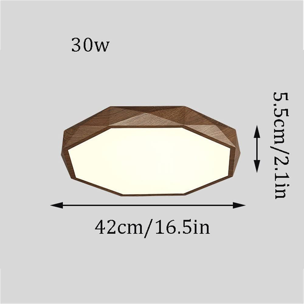 LUMINO - Minimalist Brown LED Ceiling Light