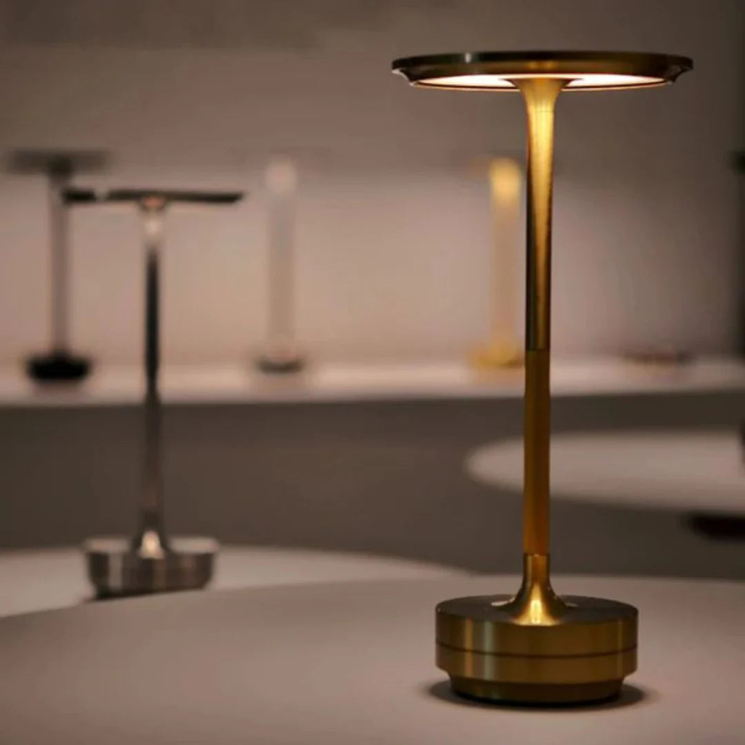 ASTERA - Stylish Iron Painted Rechargeable Table Lamp