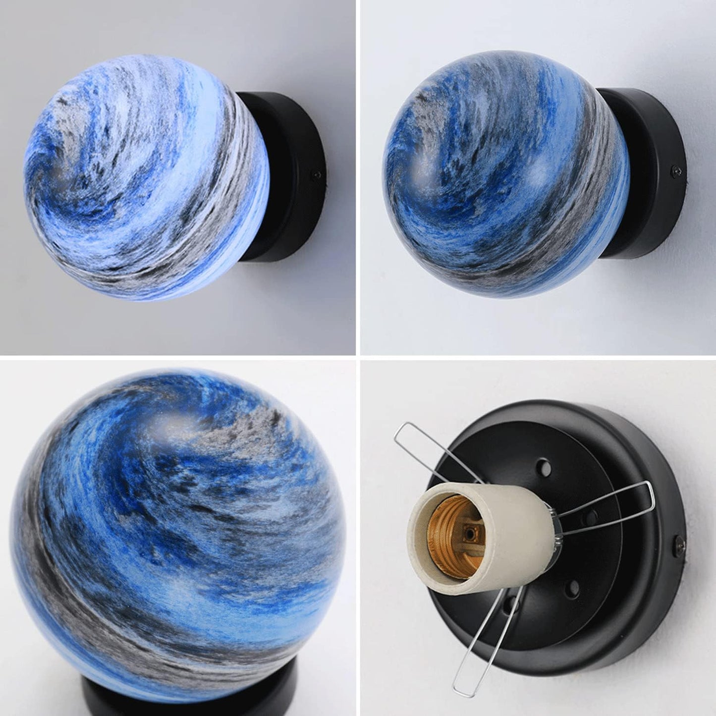 LUMIGLOBE - Moderne glazen wandlamp