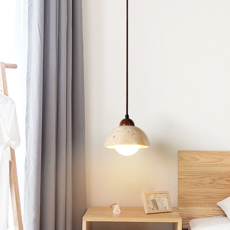ELEVARE - Modern White Stone Pendant Lighting