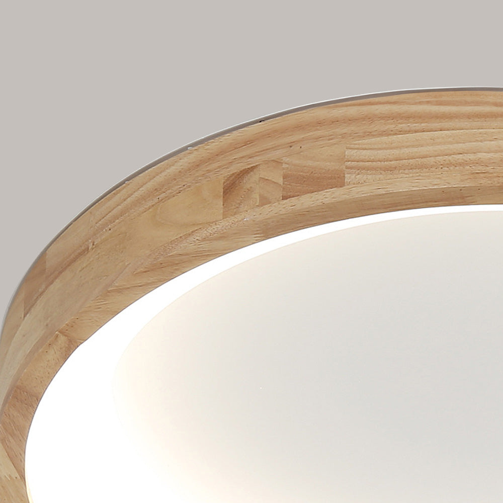 ELEVE - Sleek Wood Accent LED Ceiling Light