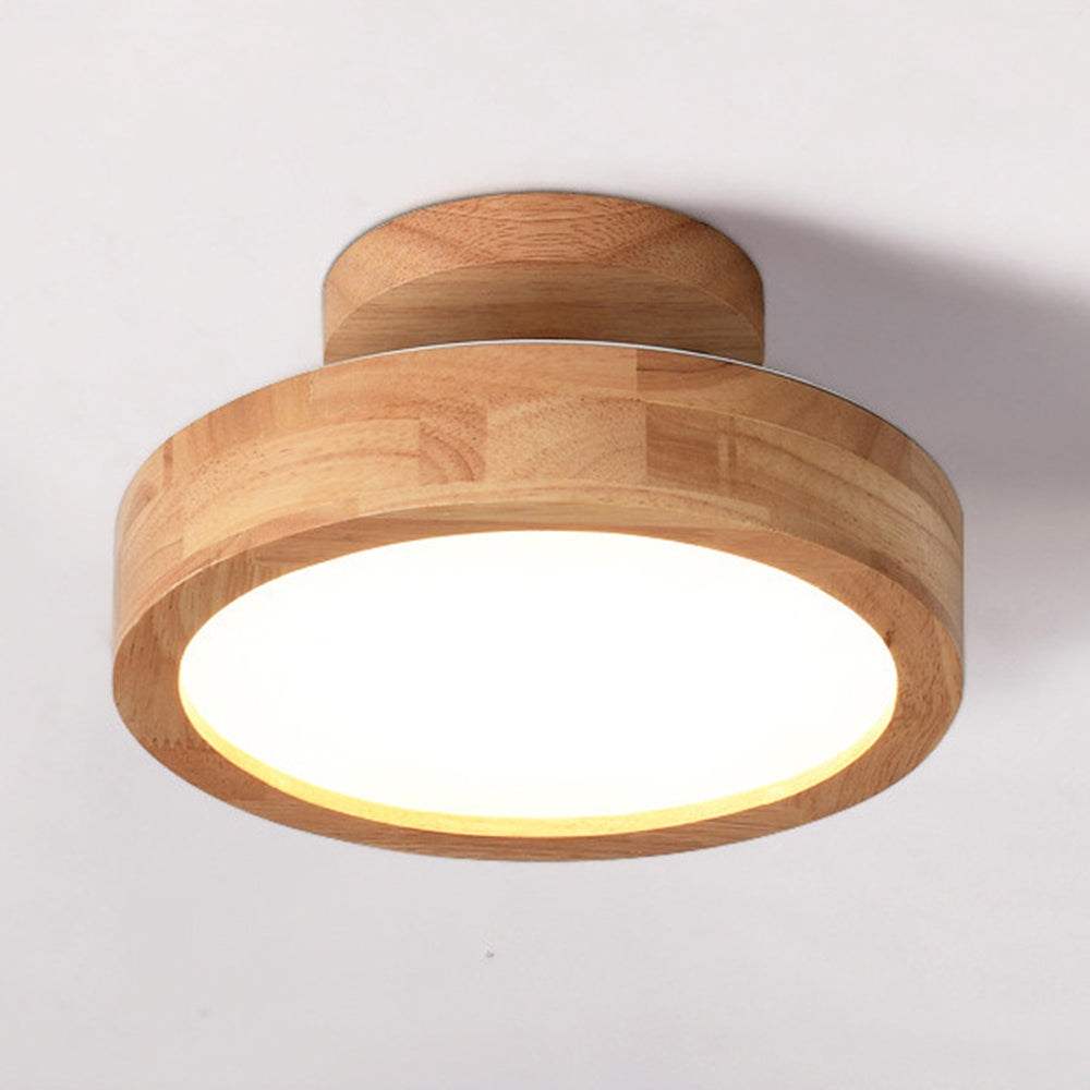 AURAWOOD - Rustic Wood LED Ceiling Light