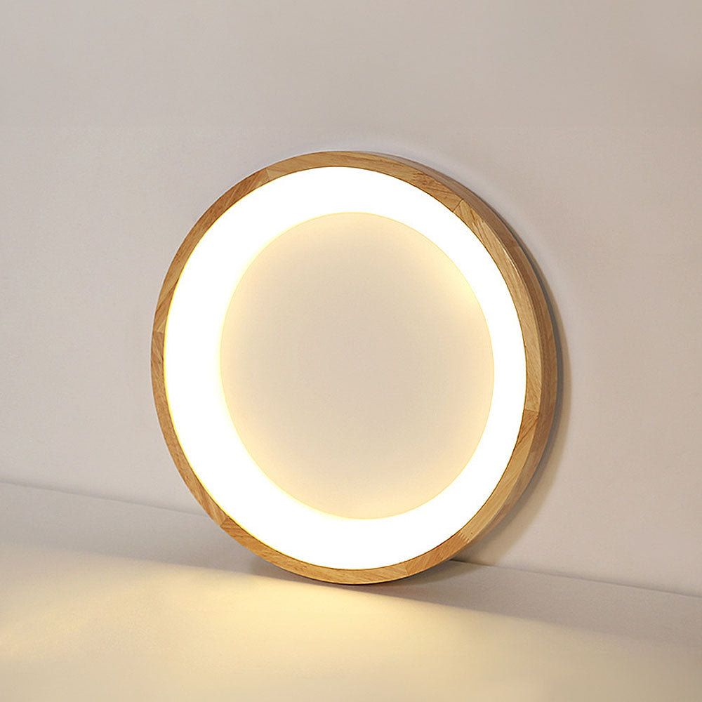 ELEVE - Sleek Wood Accent LED Ceiling Light