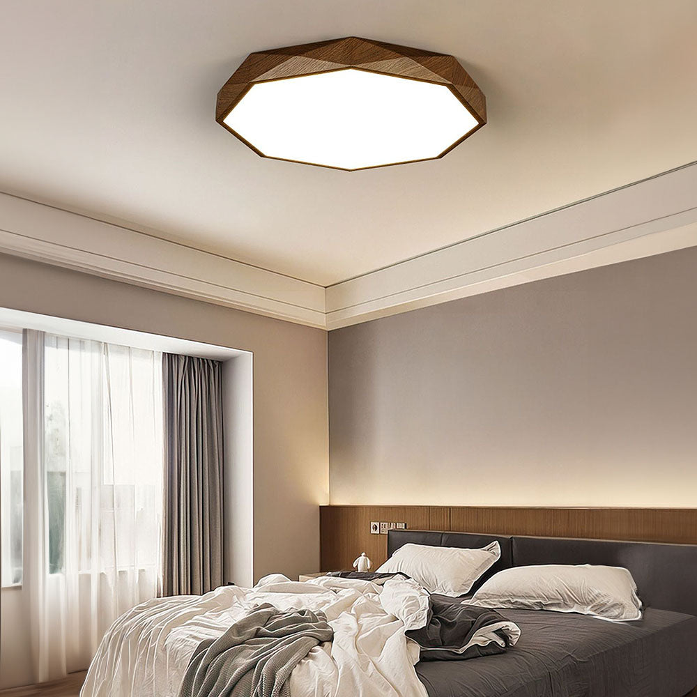 LUMINO - Minimalist Brown LED Ceiling Light