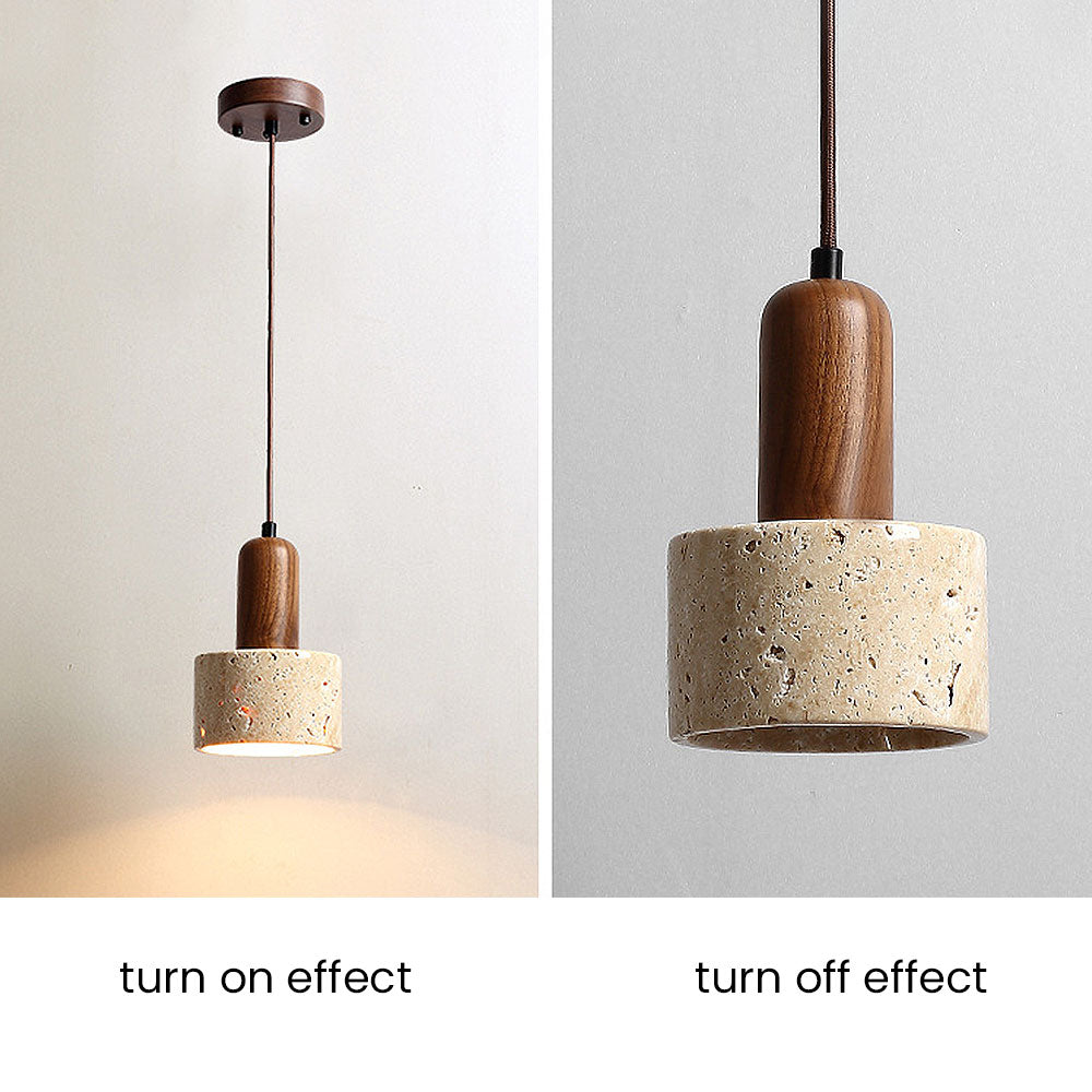 ELEVARE - Modern White Stone Pendant Lighting
