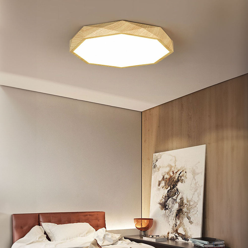 LUMINO - Minimalist Brown LED Ceiling Light