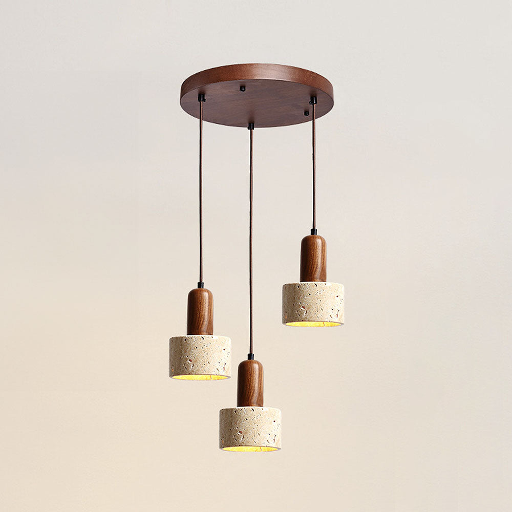 ELEVARE - Modern White Stone Pendant Lighting