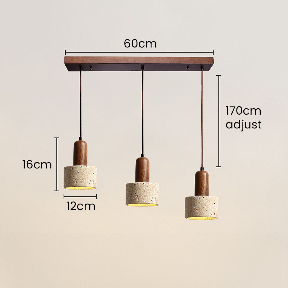ELEVARE - Modern White Stone Pendant Lighting