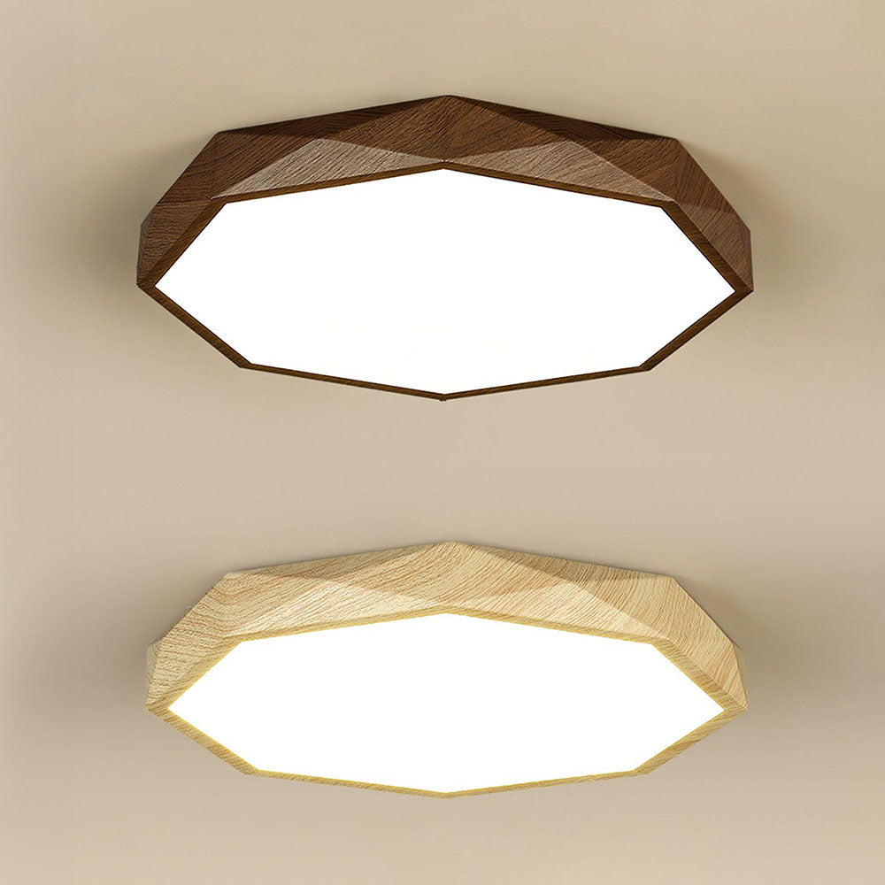 LUMINO - Minimalist Brown LED Ceiling Light