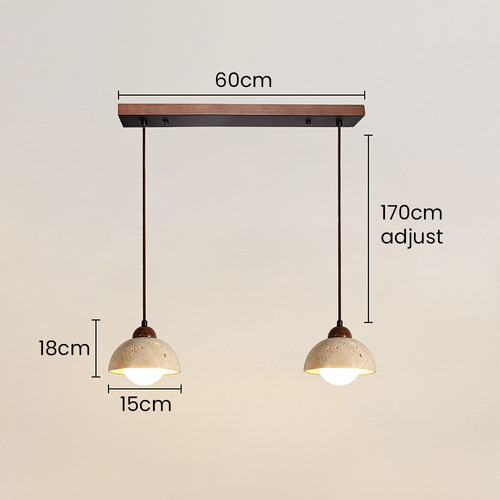 ELEVARE - Modern White Stone Pendant Lighting