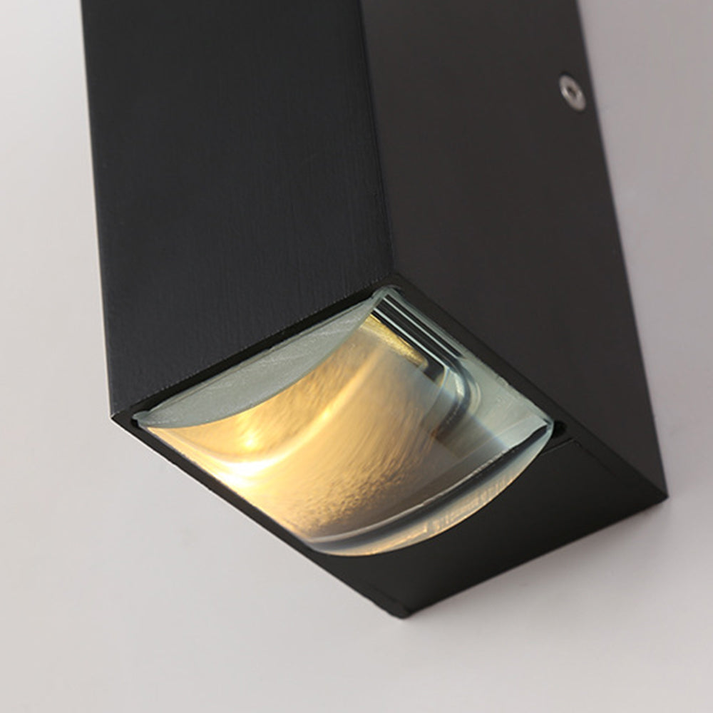 NOVAEL - Waterdichte LED Buiten Zwarte Wandlamp