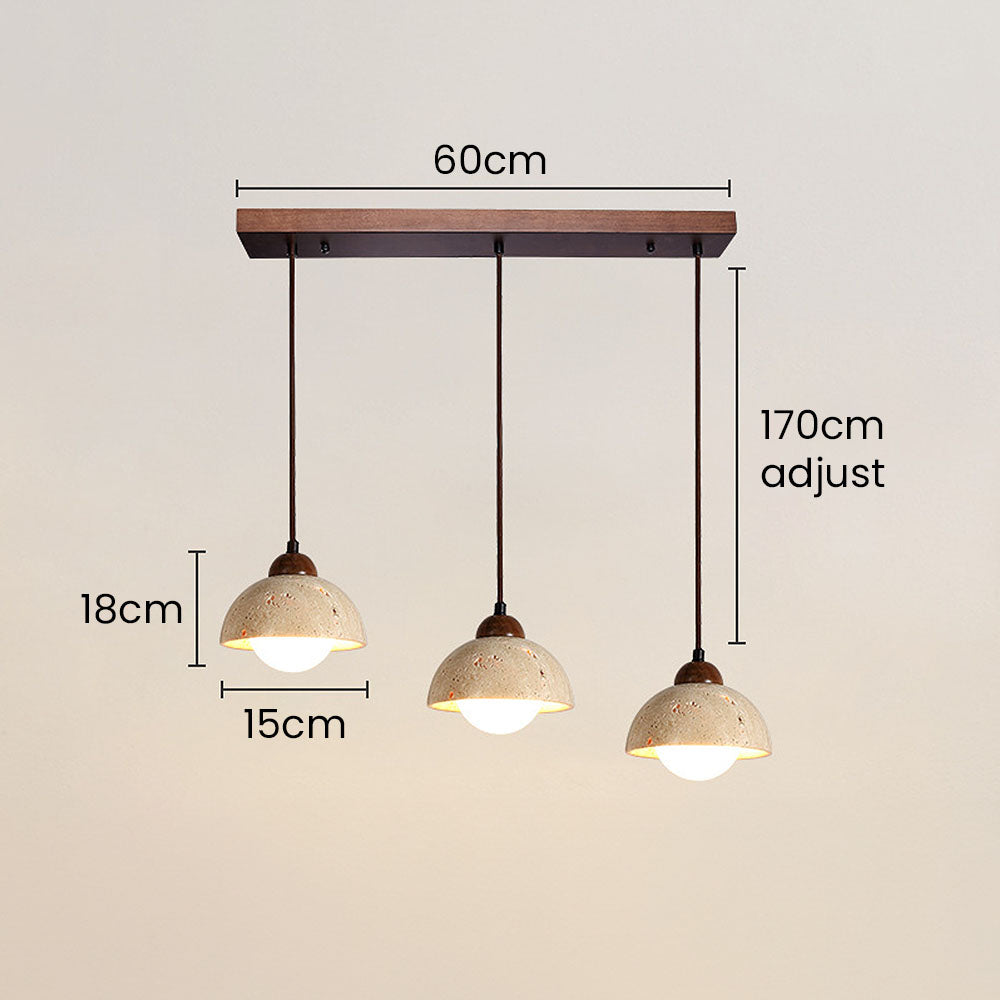 ELEVARE - Modern White Stone Pendant Lighting