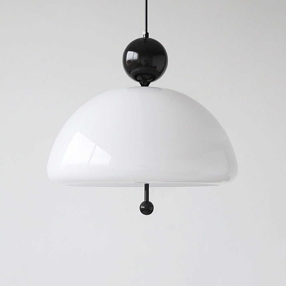 AURORIX - Vibrant Red Glass Pendant Light