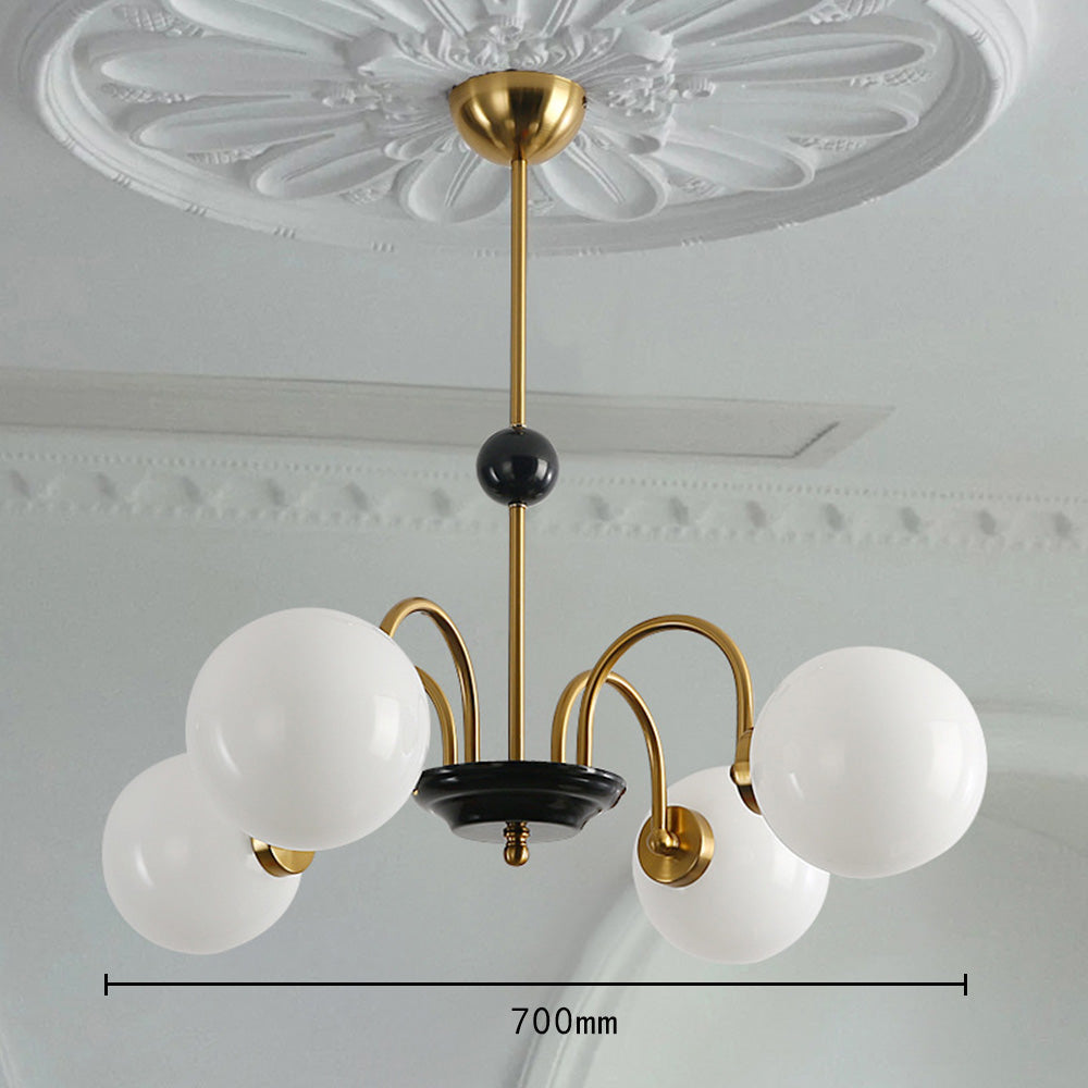 LUMOUR - Chrome Globe Moderne Plafondlamp