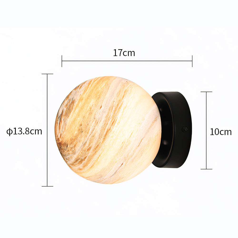 LUMIGLOBE - Moderne glazen wandlamp