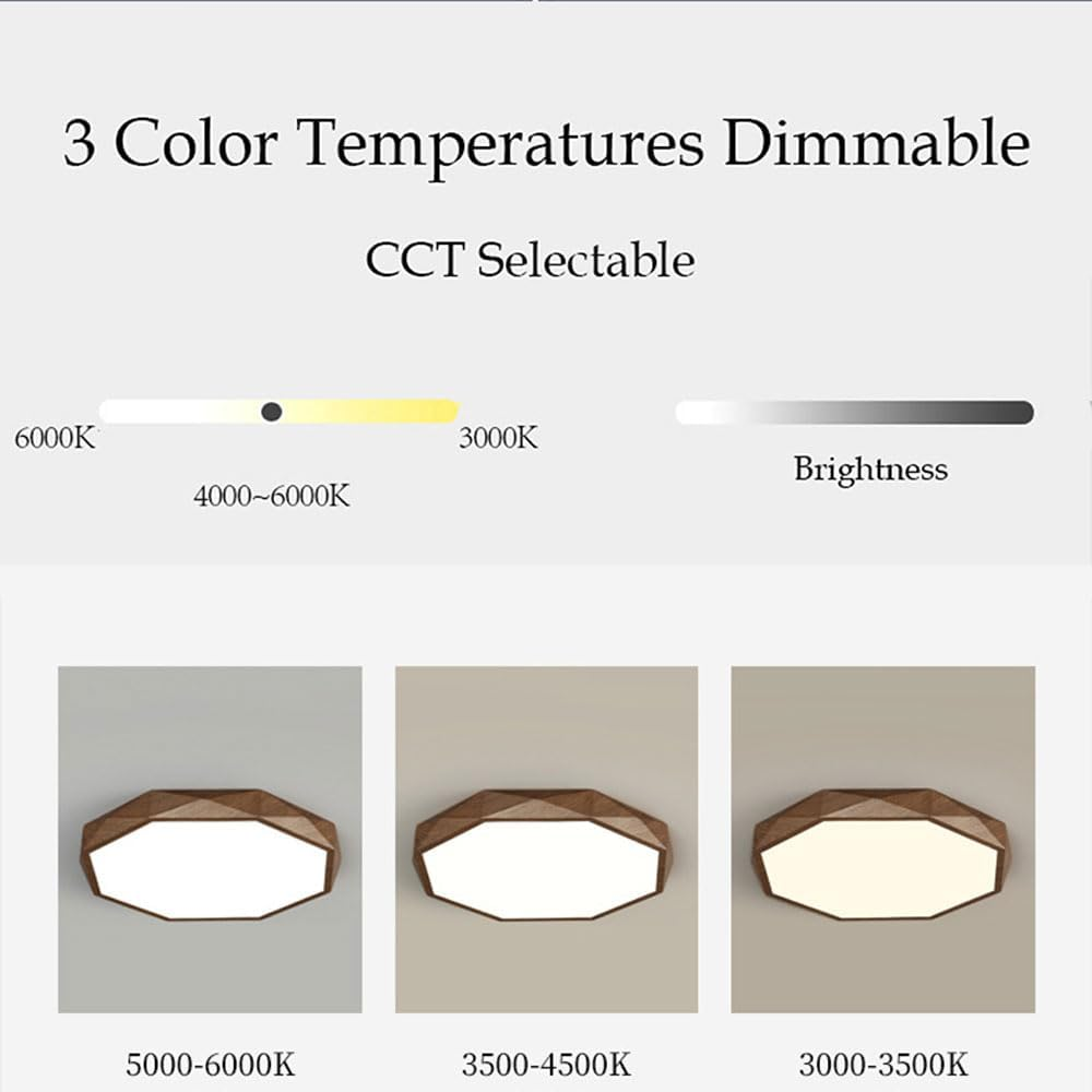 LUMINO - Minimalist Brown LED Ceiling Light