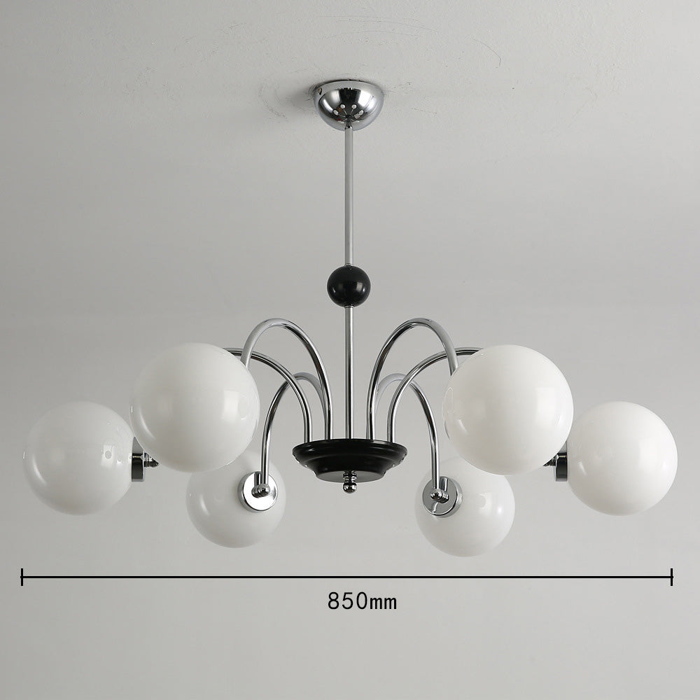 LUMOUR - Chrome Globe Moderne Plafondlamp
