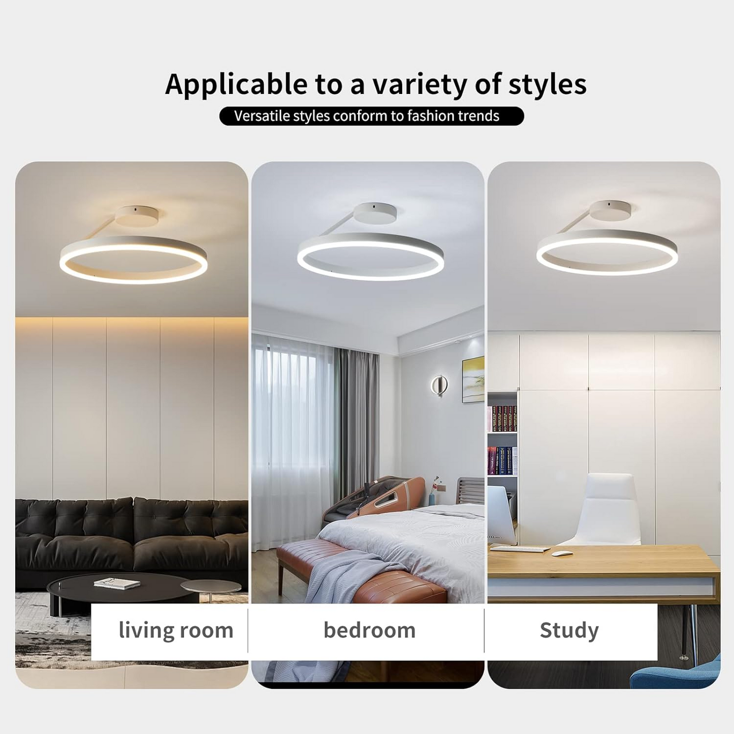 SOLVIA - Modern Nordic LED Ceiling Light