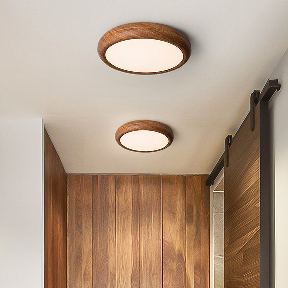 ELEVA - Wood and Iron LED Ceiling Light
