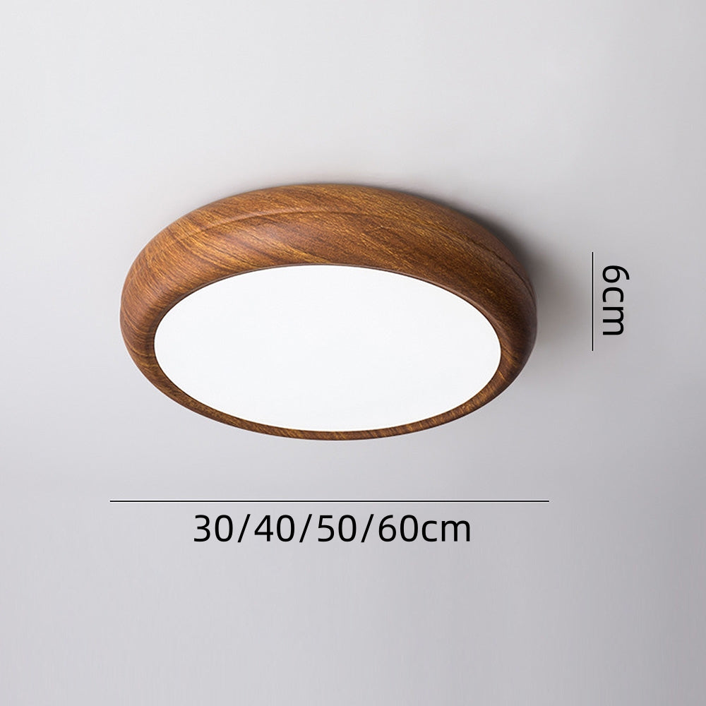 ELEVA - Wood and Iron LED Ceiling Light