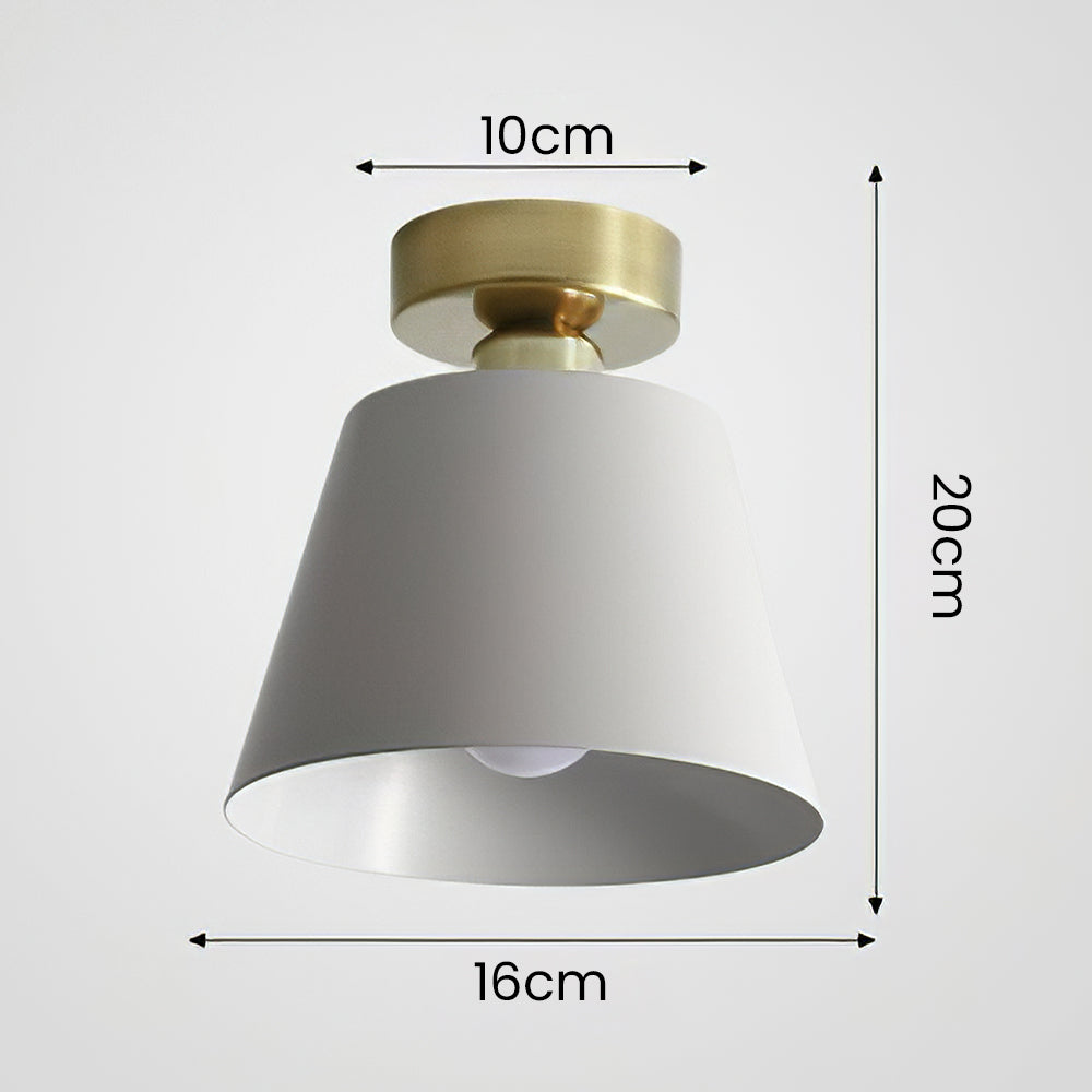 LUMIERE - Stylish Conical Iron Shade Ceiling Light