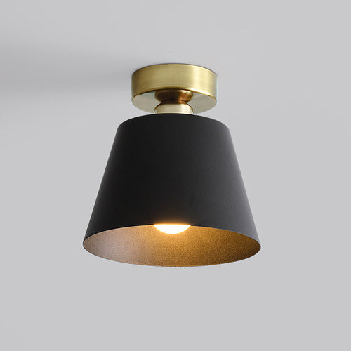 LUMIERE - Stylish Conical Iron Shade Ceiling Light