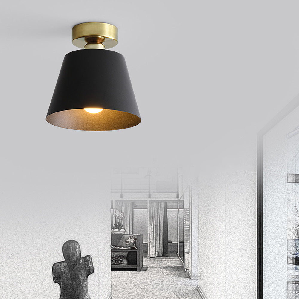 LUMIERE - Stylish Conical Iron Shade Ceiling Light