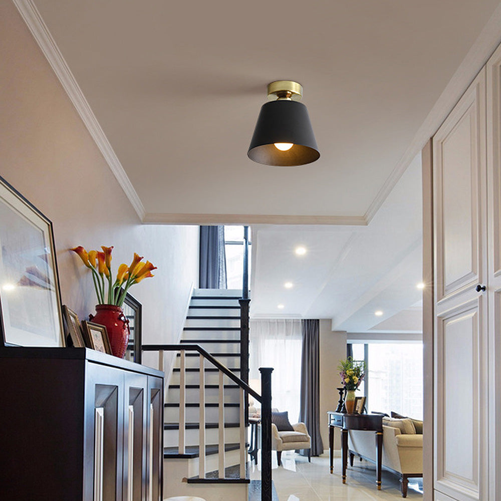 LUMIERE - Stylish Conical Iron Shade Ceiling Light