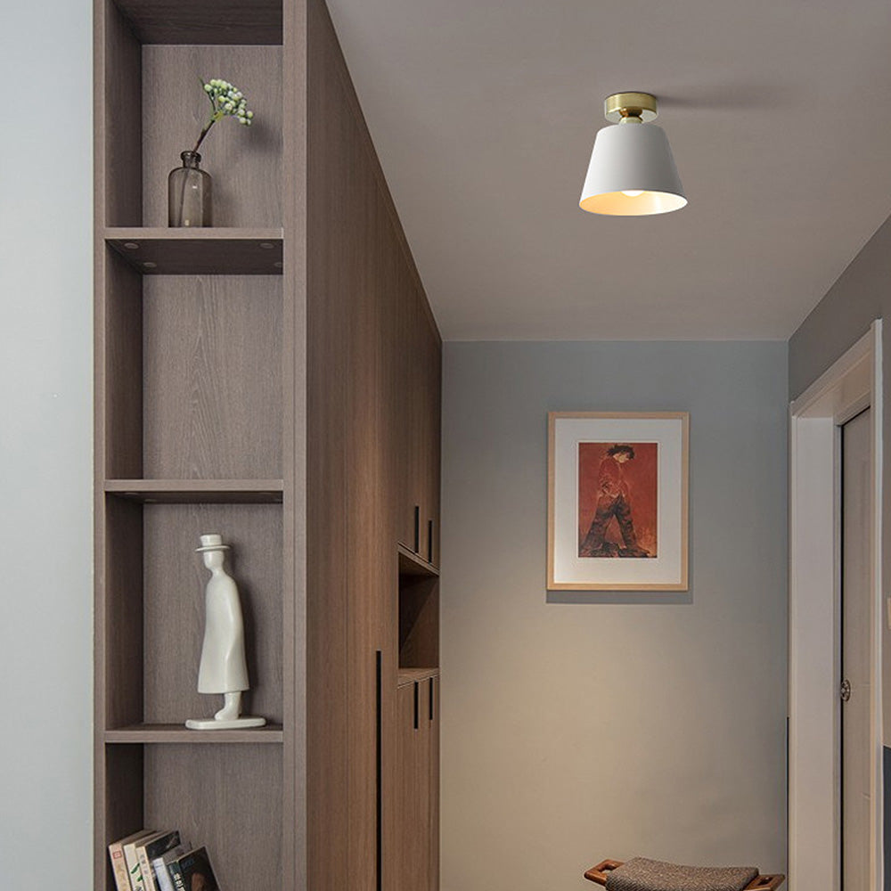 LUMIERE - Stylish Conical Iron Shade Ceiling Light