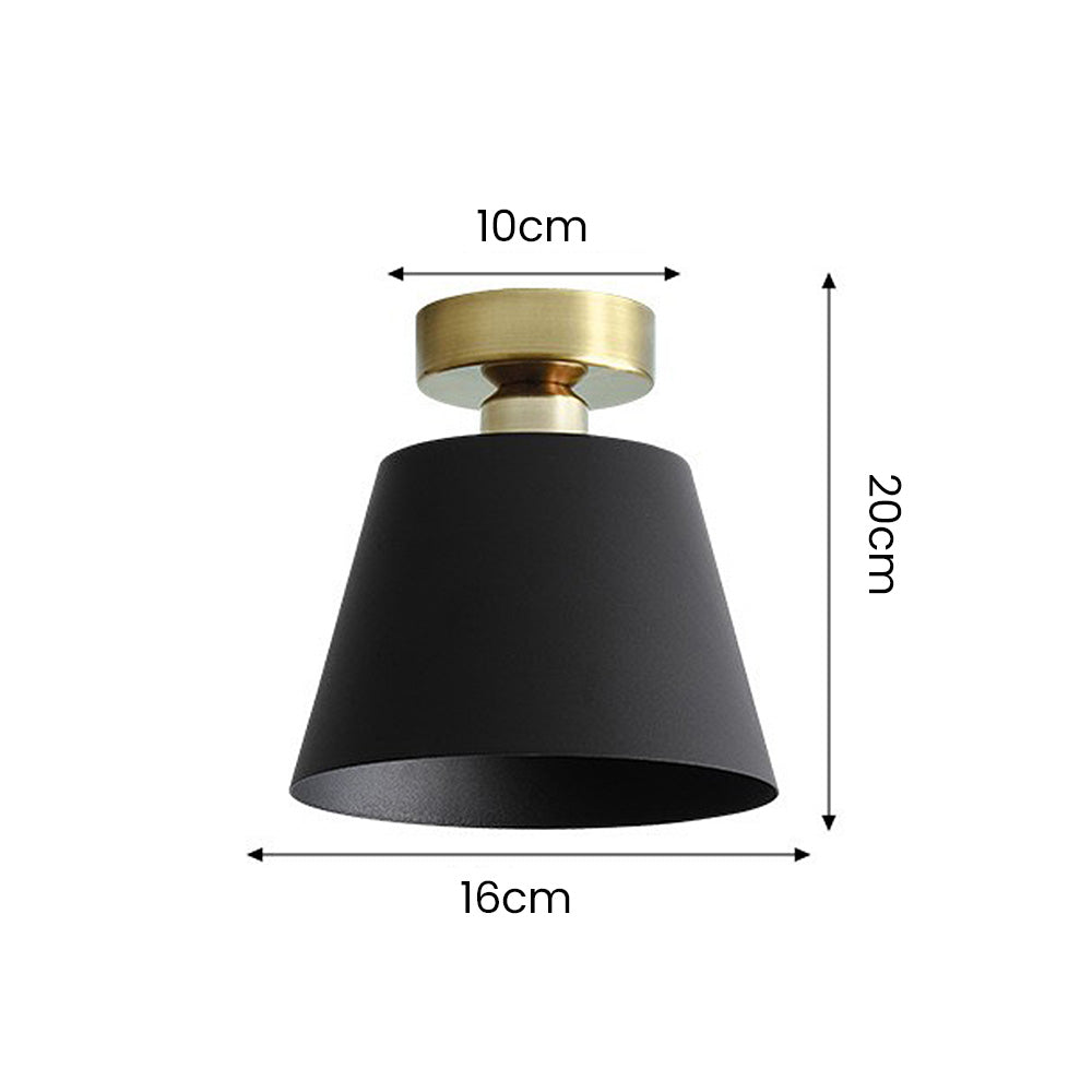 LUMIERE - Stylish Conical Iron Shade Ceiling Light