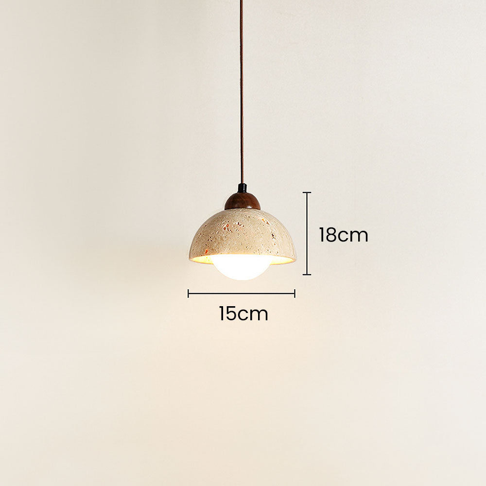 ELEVARE - Modern White Stone Pendant Lighting