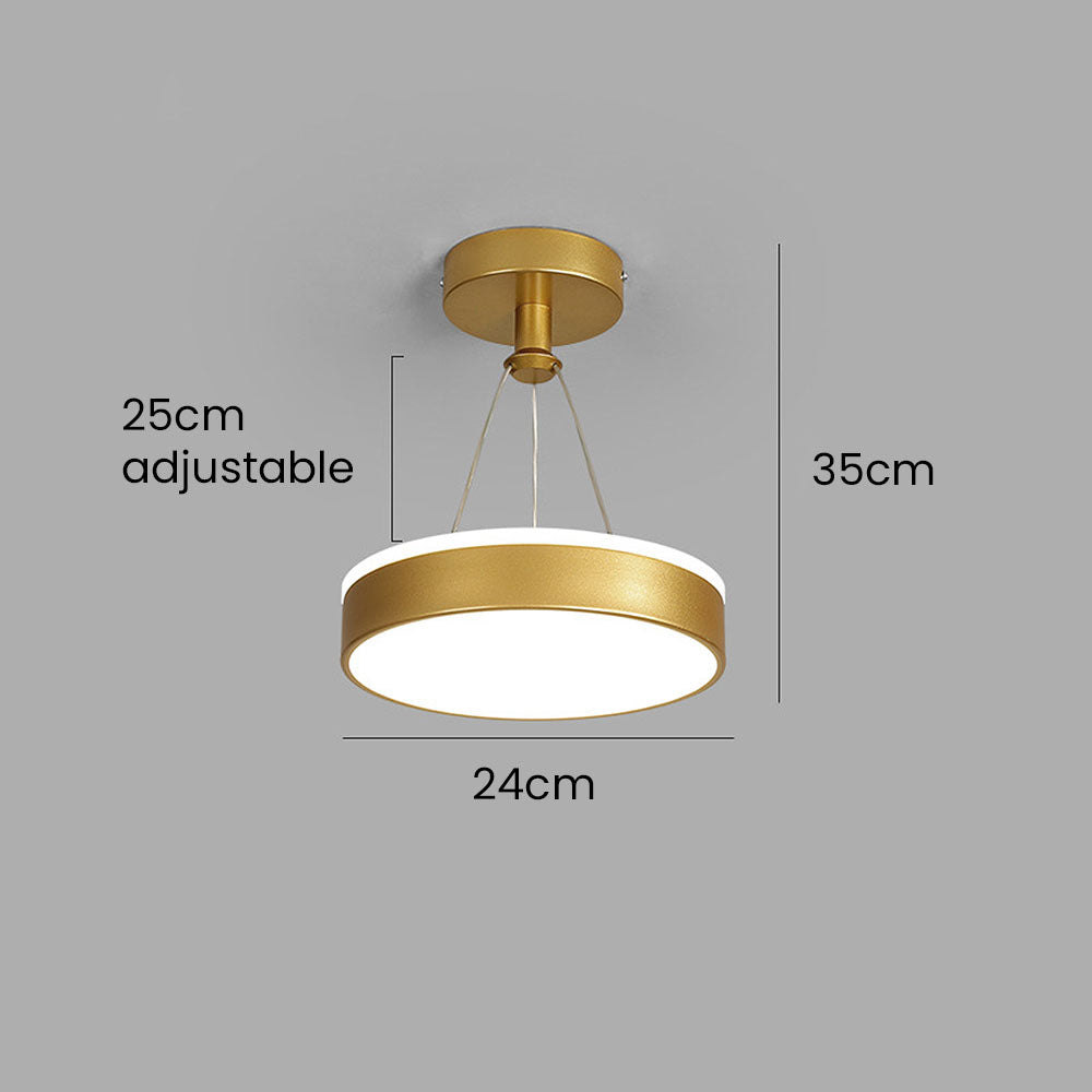 NOVALUXIE - Modern Metal LED Pendant Light
