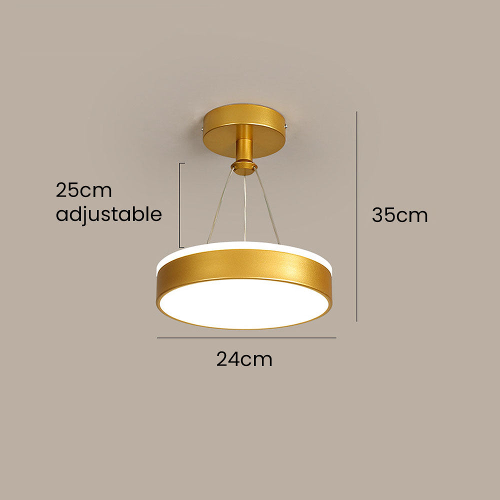 NOVALUXIE - Modern Metal LED Pendant Light
