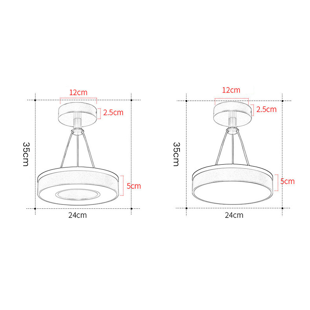 NOVALUXIE - Modern Metal LED Pendant Light