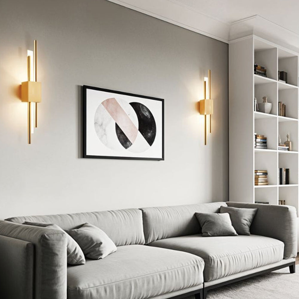 VIOLARA - Black and Gold Modern Wall Light